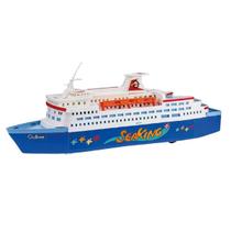 Transatlântico Gulliver Embarcação Navio Barco Cruzeiro Em Miniatura Brinquedo Lançamento