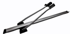 Transbike Alumínio Suporte De Teto Calha Transporte Bike Cor Prateada