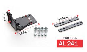 Transbike Mini Rack P/ Pick-up Camionete Al-241 Eixo 9mm 3/8