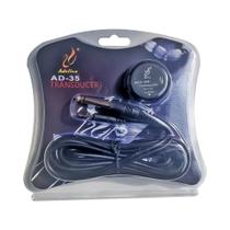 Transdutor Mini Piezo Para Captura De Som Para Violão, Ukulele, Violino, Violoncelo E Banjo AD-35