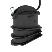 Transdutor Raymarine CPT-S no casco CHIRP Transdutor Raymarine CPT-S no casco CHIRP