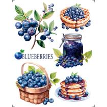 Transfer de Imagem 15x19,5cm TIM-006 Blueberry Litoarte Transfer de Imagem 15x19,5cm TIM-006 Blueberry Litoarte