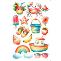 Transfer de Imagem Small - Brinquedos de Areia - TIS-058