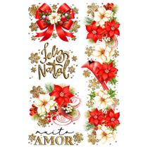 Transfer de Imagem Small Natal - Litoarte - Florais Natalinos Transfer de Imagem Small Natal - Litoarte - Florais Natalinos
