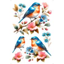 Transfer de Imagem Small - Passarinho - TIS-010 Transfer de Imagem Small - Passarinho - TIS-010