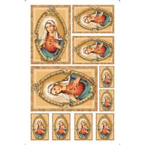 Transfer de Imagem Small - Sagrado Coração de Maria - TIS-034 Transfer de Imagem Small - Sagrado Coração de Maria - TIS-034
