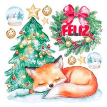 Transfer de Imagem (Tiny) Natal - TITN - 054 Raposinha Transfer de Imagem (Tiny) Natal - TITN - 054 Raposinha
