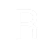 Transfer - Letra R - Branco - 1 unidade - Rizzo