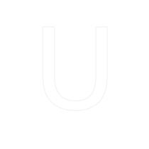 Transfer - Letra U - Branco - 1 unidade - Rizzo