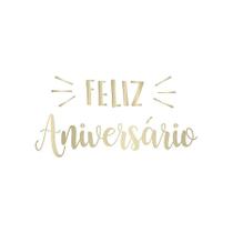 Transfer Para Balão Lettering Ouro - Feliz Aniversário - 01 Unidade - Rizzo Transfer Para Balão Lettering Ouro - Feliz Aniversário - 01 Unidade - Rizzo