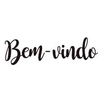 Transfer Para Balão Lettering Preto - Bem-Vindo - 01 Unidade - Cromus Balloons - Rizzo Balões