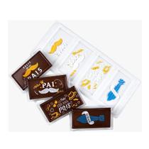 Transfer para Chocolate Tabletes de Dia dos Pais 4 cavidades Blister Incluso - 1 un - Stalden