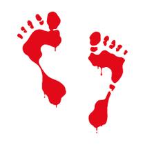 Transfer - Pegada de Sangue - 1 unidade - Rizzo