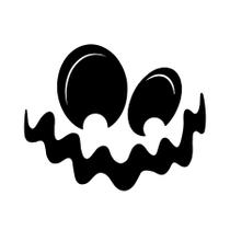 Transfer - Silhueta Scary Face III - 1 unidade - Rizzo