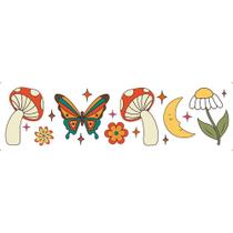 Transfer Textil Barra - Cogumelos Clean - TTB4-020