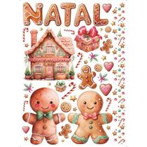 Transfer Textil Natal Retangular - Ginger - TTR6N-003