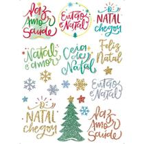 Transfer Textil Natal Retangular - Palavras - TTR6N-008