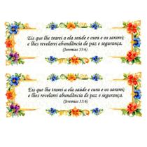 Transfer Textil Passe e Crie - Eis Que Lhe Trarei A Ela Saúde E Cura E Os Sarei