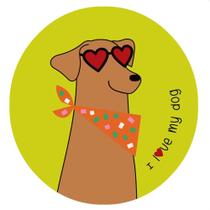 Transfer Textil Quadrado - Cachorrinho