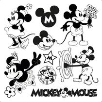 Transfer Textil Quadrado - Festa Mickey
