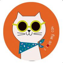 Transfer Textil Quadrado - Gatinho