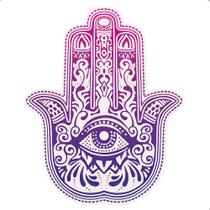 Transfer Textil Quadrado - Hamsa