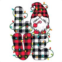 Transfer Textil Quadrado Natal - Love - TTQ4N-004