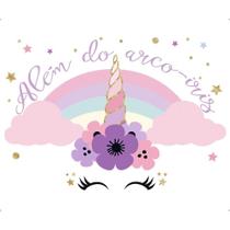 Transfer Textil Retangular - Unicórnio