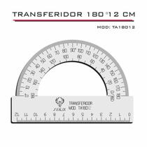 Transferidor 180 12cm Acrílico Transp Desenho Técnico Fenix Transferidor 180 12cm Acrílico Transp Desenho Técnico Fenix