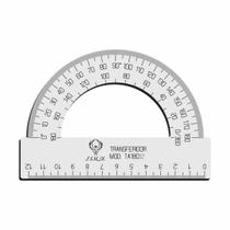 Transferidor 180 12Cm Acrílico Transp Desenho Técnico Fenix Transferidor 180 12Cm Acrílico Transp Desenho Técnico Fenix