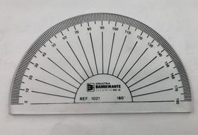 Transferidor 180º x 12 cm com 25 unidades Bandeirantes