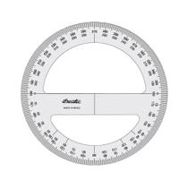 Transferidor 8310 - 360 Graus - 10cm Trident