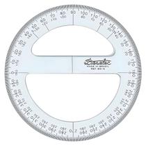 Transferidor Acrílico 3mm 360º 15cm Trident Modelo 8315