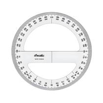 Transferidor Acrílico Desetec Trident 360º 10cm 8310