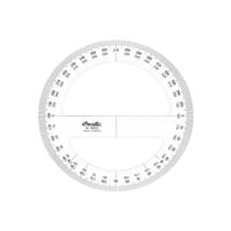 Transferidor Acrílico Desetec Trident 360º 12cm 8312