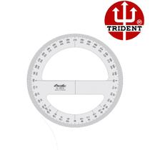 Transferidor de Acrílico Trident 360/12 cm 8312 Transferidor de Acrílico Trident 360/12 cm 8312