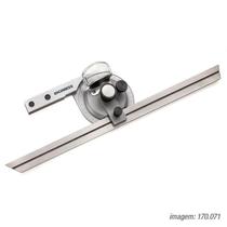 Transferidor De Ângulos Com Lupa Régua 300Mm Com Certificado