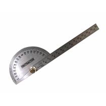 Transferidor De Grau 0-180 Com Régua Aço Inoxidavel Eda Transferidor De Grau 0-180 Com Régua Aço Inoxidavel Eda