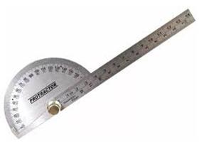 Transferidor De Grau 0 A 180 Com Régua 140 Mm Eda 4gp Transferidor De Grau 0 A 180 Com Régua 140 Mm Eda 4gp