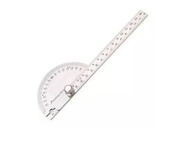 Transferidor De Grau E Angulos 180 Graus Metal Mod.simples Transferidor De Grau E Angulos 180 Graus Metal Mod.simples