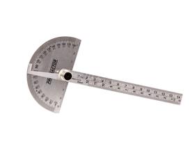 Transferidor De Graus Ângulos Inox 180 Graus Com Regua 140mm Transferidor De Graus Ângulos Inox 180 Graus Com Regua 140mm