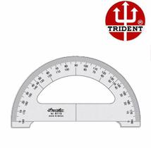 Transferidor em Acrílico 3mm 180º 15cm Trident - Mod. 8115