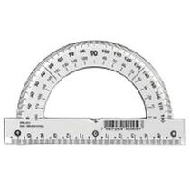 Transferidor plastico 180 graus chanfrado waleu Transferidor plastico 180 graus chanfrado waleu