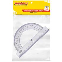 Transferidor Poliestireno 180 Graus Cristal Transferidor Poliestireno 180 Graus Cristal