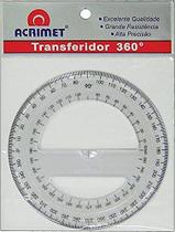Transferidor Poliestireno 360 Graus Transferidor Poliestireno 360 Graus