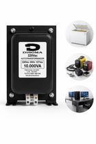 Transformador 10.000VA com Conector Sindal Bivolt 110V 220V Disoma Potência Real 5.550W Para Solda, Ventilador de Janela e Equipamentos Potentes