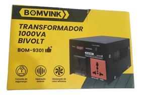 Transformador 1000va Bivolt 127 220v Marca Bomvink Preto