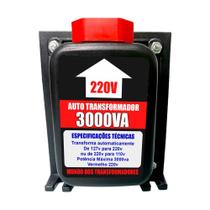 Transformador 3000VA 110/220 E 220/110 2000w