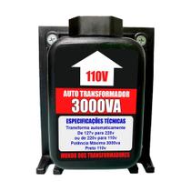 Transformador 3000VA 110/220 E 220/110 Geladeira