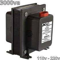 Transformador 3000va 110 Para 220 E 220 Para 110 Bivolt Kf Slim - KF TRANSFORMADORES